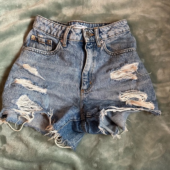 Garage Mom Jean Shorts - Picture 1 of 3